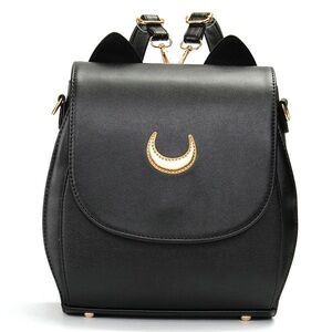 Sailor Moon Luna black backpack